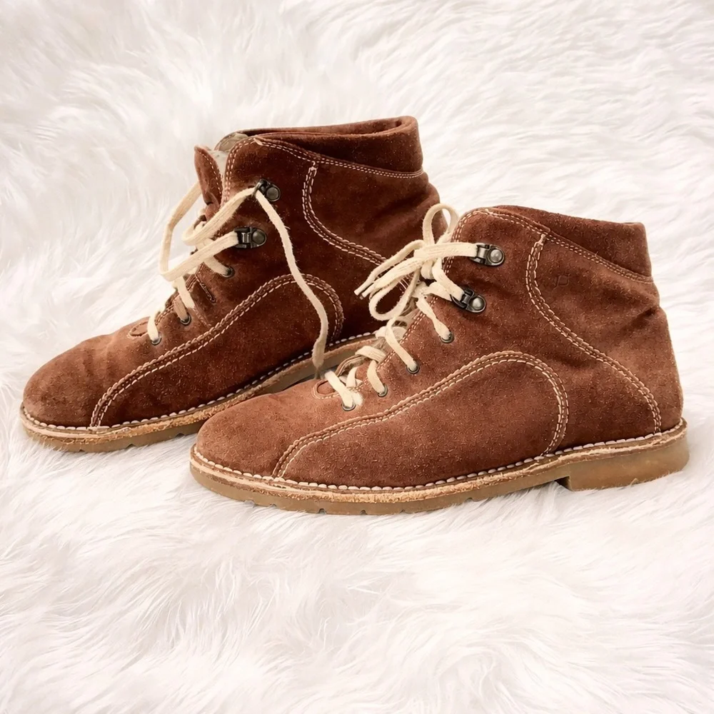 Josef Seibel Brown Suede Chukka Boots Cozy Lined Ankle Boots
